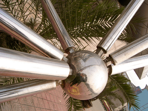 毕节不锈钢螺栓球网架