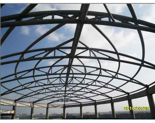 毕节中煤朔州宾馆管桁架工程